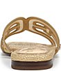 Sam Edelman Bay Metallic Mesh Double E Logo Slide Sandals - Image 3