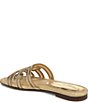 Sam Edelman Bay Metallic Mesh Double E Logo Slide Sandals - Image 4