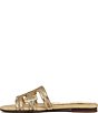 Sam Edelman Bay Metallic Mesh Double E Logo Slide Sandals - Image 5