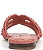 Sam Edelman Bay Tide Beaded Raffia Double E Logo Slide Sandals - Image 4