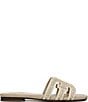 Sam Edelman Bay Tide Beaded Raffia Double E Logo Slide Sandals - Image 2