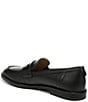 Color:Black - Image 4 - Beatrice Leather Career Flat Penny Loafers