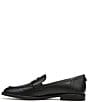 Color:Black - Image 5 - Beatrice Leather Career Flat Penny Loafers