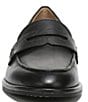 Color:Black - Image 6 - Beatrice Leather Career Flat Penny Loafers