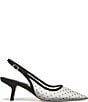 Sam Edelman Bianka Mini Polka Dot Mesh Slingback Pumps - Image 2