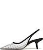 Sam Edelman Bianka Mini Polka Dot Mesh Slingback Pumps - Image 5