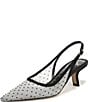 Sam Edelman Bianka Mini Polka Dot Mesh Slingback Pumps - Image 6