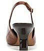 Sam Edelman Bianka Polished Eel Print Leather Pointed Toe Slingback Pumps - Image 3