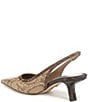 Sam Edelman Bianka Python Print Leather Pointed Toe Slingback Pumps - Image 4