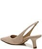 Color:Cappucino - Image 4 - Bianka Suede Pointed Toe Slingback Pumps
