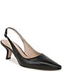 Sam Edelman Bianka Slingback Leather Pointed Toe Pumps | Dillard's