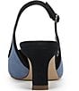 Sam Edelman Bianka Suede Contrast Trim Slingback Pumps - Image 5