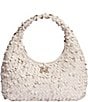 Sam Edelman Bianka Woven Leather Hobo Bag, Color:Ivory - Image 1