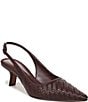 Sam Edelman Bianka Woven Pointed Toe Slingback Pumps - Image 1