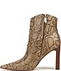 Sam Edelman Cambri Python Print Leather Point Toe Dress Booties - Image 5