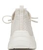Color:Cream - Image 3 - Cami Sock-Knit Double-E Logo Sneakers