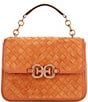 Sam Edelman Christy Top Handle Crossbody Satchel Bag, Color:Rust - Image 1