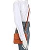 Sam Edelman Christy Top Handle Crossbody Satchel Bag, Color:Rust - Image 4