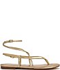 Sam Edelman Clarra Metallic Leather Strappy Flat Sandals - Image 2