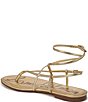 Sam Edelman Clarra Metallic Leather Strappy Flat Sandals - Image 4