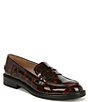 Color:Brown Multi - Image 1 - Colin Tortoise Print Patent Penny Loafers