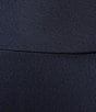Color:Navy - Image 5 - Cowl Neck Sleeveless A-Line Midi Dress