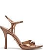 Sam Edelman Cressida Metallic Patent Ankle Strap Dress Sandals - Image 2