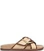Sam Edelman Darla Basket Weave Multi Cross Buckle Hardware Slide Sandals - Image 2