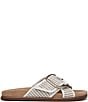 Sam Edelman Darla Raffia Multi Cross Buckle Hardware Slide Sandals - Image 3