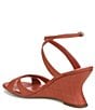 Sam Edelman Davi Raffia Ankle Wrap Wedge Dress Sandals - Image 4