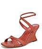 Sam Edelman Davi Raffia Ankle Wrap Wedge Dress Sandals - Image 6
