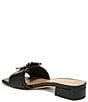 Color:Black - Image 4 - Deacon Leather Buckle Detail Slide Sandals