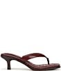 Sam Edelman Dollie Leather Woven Kitten Heel Thong Sandals - Image 2