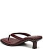 Sam Edelman Dollie Leather Woven Kitten Heel Thong Sandals - Image 6