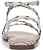 Sam Edelman Ellina Braided Raffia Patterned Strappy Flat Sandals - Image 3