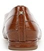 Sam Edelman Emory Polished Leather Eel Print Ballet Flats - Image 4