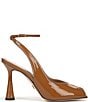 Sam Edelman Esme Patent Leather Peep Toe Ankle Strap Pumps - Image 2