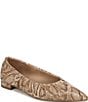 Sam Edelman Essex Python Print Leather Ballet Flats - Image 1
