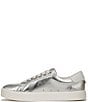 Color:Soft Silver - Image 5 - Ethyl Leather Lace-Up Sneakers