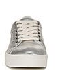 Color:Soft Silver - Image 6 - Ethyl Leather Lace-Up Sneakers