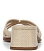 Sam Edelman Farrin Raffia Double E Logo Slide Sandals - Image 3