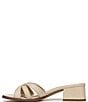 Sam Edelman Farrin Raffia Double E Logo Slide Sandals - Image 4
