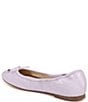 Color:Orchid Blossom - Image 4 - Felicia Patent Bow Detail Ballet Flats