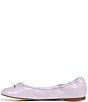 Color:Orchid Blossom - Image 5 - Felicia Patent Bow Detail Ballet Flats