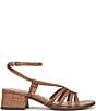Sam Edelman Fletcher Braided Raffia Ankle Strap Block Heel Sandals - Image 2