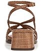 Sam Edelman Fletcher Braided Raffia Ankle Strap Block Heel Sandals - Image 3