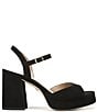 Sam Edelman Fleur Suede Ankle Strap Platform Dress Sandals - Image 2