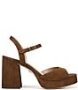 Sam Edelman Fleur Suede Ankle Strap Platform Dress Sandals - Image 3