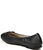 Color:Black - Image 4 - Girls' Felicia Mini Leather Bow Detail Ballet Flats (Toddler)