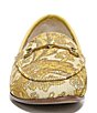 Color:Tumeric - Image 6 - Girls' Loraine Bit Print Corduroy Loafers (Toddler)